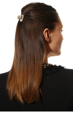 Женская заколка для волос ALEXANDRE DE PARIS молочного цвета, арт. ICCB-12831-03P22 P | Фото 2 (Материал: Пластик)