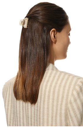 Женская заколка для волос ALEXANDRE DE PARIS молочного цвета, арт. ICC45-14339-03P22 I | Фото 2 (Материал: Пластик)