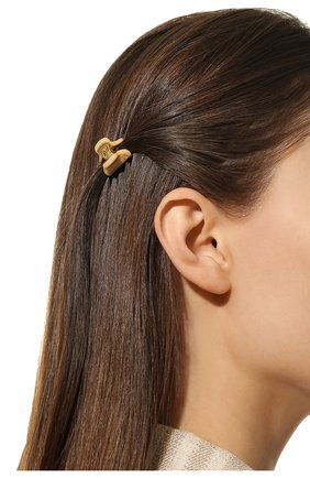 Женская комплект из двух заколок для волос ALEXANDRE DE PARIS кремвого цвета, арт. ICCXS-14338-02P22 O | Фото 2 (Материал: Пластик)