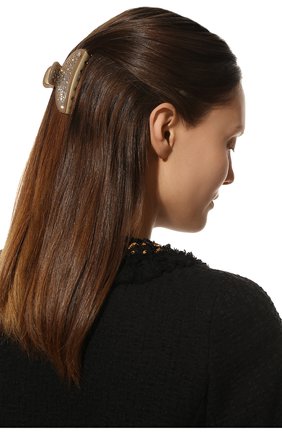 Женская заколка для волос ALEXANDRE DE PARIS бежевого цвета, арт. ICCM-15571-04P22 H | Фото 2 (Материал: Пластик)