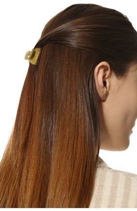 Женская заколка для волос ALEXANDRE DE PARIS салатового цвета, арт. ICCB-12831-02P22 K | Фото 2 (Материал: Пластик)
