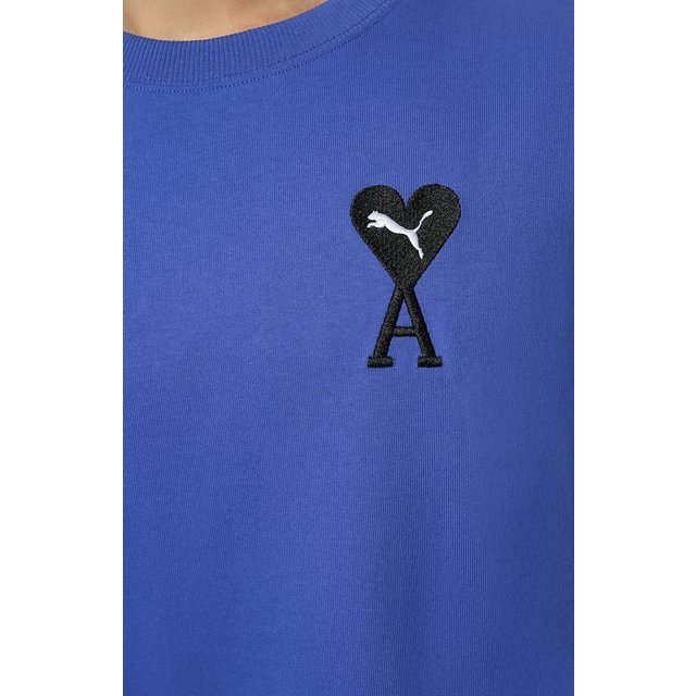 фото Хлопковая футболка puma x ami puma