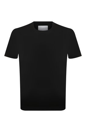 Мужская хлопковая футболка MARCO PESCAROLO черного цвета, арт. JAMES/45Y06 | Фото 1 (Рукава: Короткие; Материал внешний: Хлопок; Длина (для топов): Стандартные; Стили: Кэжуэл; Принт: Без принта)