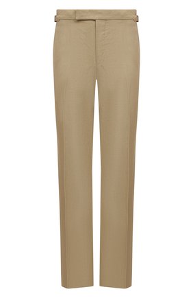 Мужские льняные брюки TOM FORD бежевого цвета по цене 99500 руб., арт. 973R06610041 | Фото 1 Мужские льняные брюки TOM FORD бежевого цвета, арт. 973R06610041 | Фото 1 (Материал подклада: Купро; Длина (брюки, джинсы): Стандартные; Материал внешний: Лен; Случай: Повседневный; Силуэт М (брюки): Карго; Стили: Кэжуэл)
