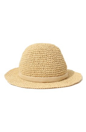 Женская шляпа VIKA 2.0 светло-бежевого цвета, арт. SS22-21033 | Фото 1 (Материал: Растительное волокно)