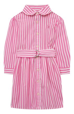 Женский комплект из платья и шорт POLO RALPH LAUREN розового цвета, арт. 310785816 | Фото 2