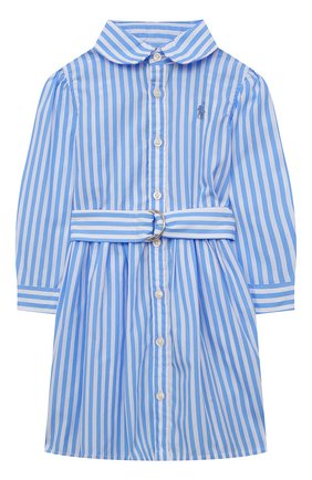 Женский комплект из платья и шорт POLO RALPH LAUREN голубого цвета, арт. 310785816 | Фото 2