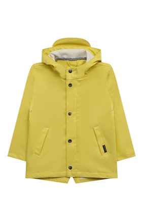 Детский куртка GOSOAKY желтого цвета, арт. 221.9.1.302/MICR0 PU | Фото 1 (Рукава: Длинные; Материал внешний: Синтетический материал)