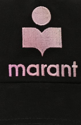 Женская бейсболка ISABEL MARANT черного цвета, арт. CQ0015-22E016A/TYR0N | Фото 4 (Материал: Текстиль, Хлопок)