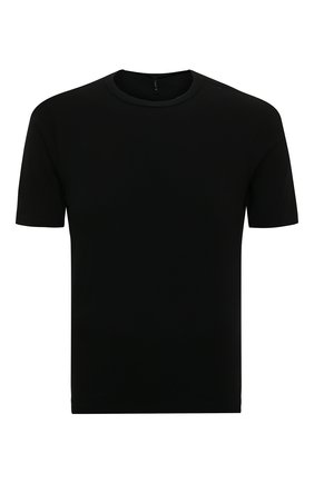 Мужская хлопковая футболка TRANSIT черного цвета, арт. CFUTRQ5400 | Фото 1 (Длина (для топов): Стандартные; Материал внешний: Хлопок; Рукава: Короткие; Принт: Без принта; Стили: Кэжуэл)