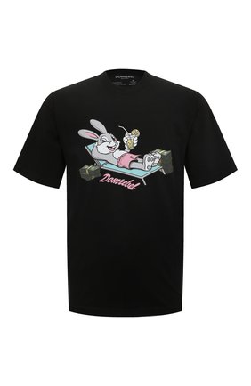 Мужская хлопковая футболка DOMREBEL черного цвета по цене 14400 руб., арт. BUCKS/T-SHIRT | Фото 1 Мужская хлопковая футболка DOMREBEL черного цвета, арт. BUCKS/T-SHIRT | Фото 1 (Рукава: Короткие; Материал внешний: Хлопок; Длина (для топов): Стандартные; Принт: С принтом; Стили: Гранж)