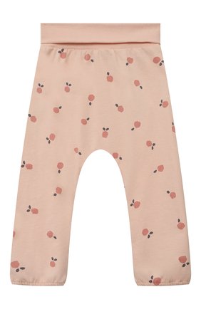 Детские хлопковые брюки SANETTA светло-розового цвета, арт. 10717 | Фото 1 (Кросс-КТ НВ: Брюки)
