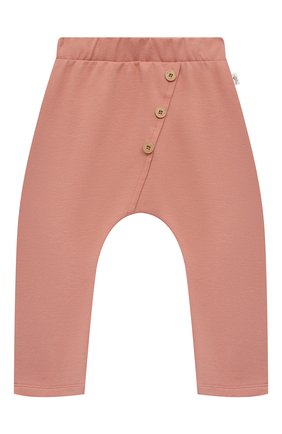 Детские хлопковые брюки SANETTA кораллового цвета, арт. 10612. | Фото 1 (Кросс-КТ НВ: Брюки)