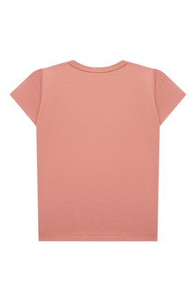 Детский хлопковая футболка SANETTA кораллового цвета, арт. 10707 | Фото 2 (Кросс-КТ НВ: Футболка)