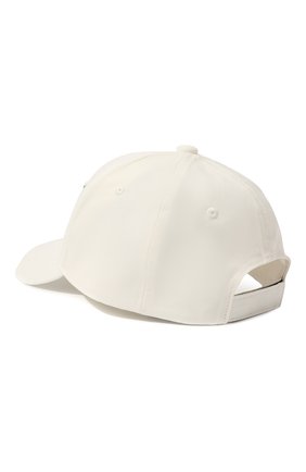 Детская хлопковая бейсболка EMPORIO ARMANI белого цвета по цене 9270 руб., арт. 404654/2R556 | Фото 2 Детская хлопковая бейсболка EMPORIO ARMANI белого цвета, арт. 404654/2R556 | Фото 2 (Материал: Хлопок, Текстиль)