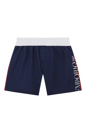 Детского плавки-шорты EMPORIO ARMANI темно-синего цвета по цене 9270 руб., арт. 408005/2R231 | Фото 1 Детского плавки-шорты EMPORIO ARMANI темно-синего цвета, арт. 408005/2R231 | Фото 1 (Кросс-КТ НВ: Плавки)