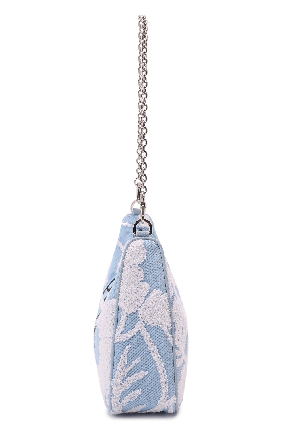 Женская сумка prada re-edition PRADA голубого цвета по цене 0 тенге, арт. 1BH204-2FJ8-F0D9K-V1L | Фото 4 Женская сумка prada re-edition PRADA голубого цвета, арт. 1BH204-2FJ8-F0D9K-V1L | Фото 4 (Сумки-технические: Сумки через плечо; Ремень/цепочка: На ремешке; Материал: Текстиль; Размер: small)