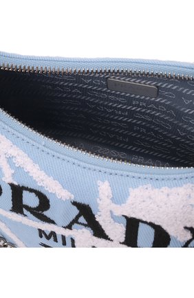 Женская сумка prada re-edition PRADA голубого цвета по цене 0 тенге, арт. 1BH204-2FJ8-F0D9K-V1L | Фото 5 Женская сумка prada re-edition PRADA голубого цвета, арт. 1BH204-2FJ8-F0D9K-V1L | Фото 5 (Сумки-технические: Сумки через плечо; Ремень/цепочка: На ремешке; Материал: Текстиль; Размер: small)