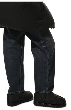 Женские ботинки PRADA черного цвета, арт. 1S704M-3LGO-F0002-020 | Фото 3 (Материал утеплителя: Без утеплителя; Женское Кросс-КТ: Дутики, Зимние ботинки)