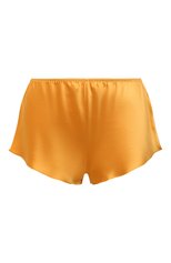 Женские шелковые шорты LUNA DI SETA желтого цвета, арт. VLST08006 | Фото 1 (Женское Кросс-КТ: Шорты; Материал внешний: Шелк)