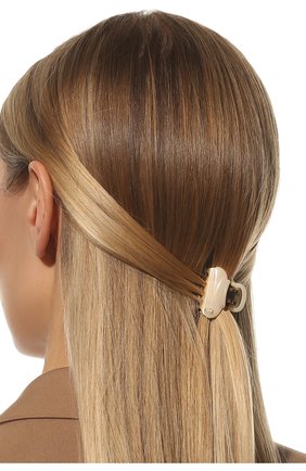 Женская заколка для волос ALEXANDRE DE PARIS кремвого цвета, арт. ICCB-12831-02P22 I | Фото 2 (Материал: Пластик)