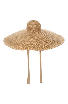 Женская шляпа ERIC JAVITS бежевого цвета, арт. 12996PEANUT | Фото 1 (Материал: Текстиль, Синтетический материал, Пластик)
