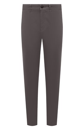 Мужские хлопковые брюки BOSS серого цвета, арт. 50470797 | Фото 1 (Материал внешний: Хлопок; Длина (брюки, джинсы): Стандартные; Случай: Повседневный; Силуэт М (брюки): Чиносы; Стили: Кэжуэл)
