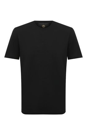 Мужская хлопковая футболка LIMITATO черного цвета, арт. C0NNERY/T-SHIRT | Фото 1 (Длина (для топов): Стандартные; Рукава: Короткие; Материал внешний: Хлопок; Принт: Без принта; Стили: Гранж)