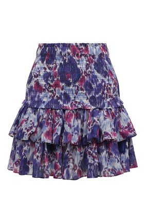 Женская хлопковая юбка ISABEL MARANT ETOILE сиреневого цвета по цене 26950 руб., арт. JU0753-22P033E/NA0MI | Фото 1 Женская хлопковая юбка ISABEL MARANT ETOILE сиреневого цвета, арт. JU0753-22P033E/NA0MI | Фото 1 (Материал внешний: Хлопок; Материал подклада: Хлопок; Длина Ж (юбки, платья, шорты): Мини; Стили: Романтичный; Женское Кросс-КТ: Юбка-одежда)