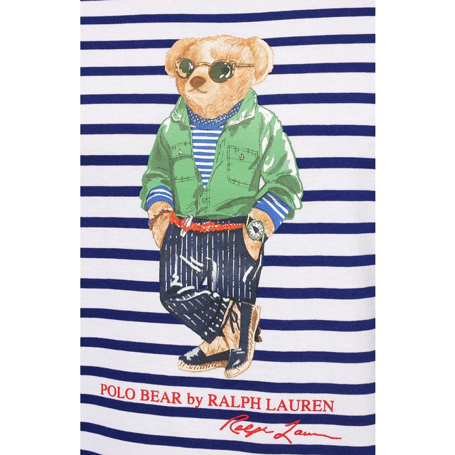фото Хлопковая футболка polo ralph lauren