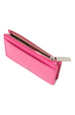 Женский кожаный футляр для кредитных карт BOSS розового цвета, арт. 50471388 | Фото 3 (Материал: Натуральная кожа)