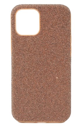 Чехол для iphone 12 pro max SWAROVSKI коричневого цвета, арт. 5616364 | Фото 1