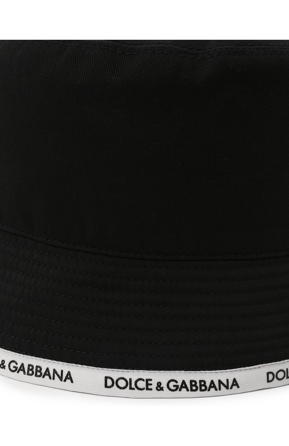 Мужская панама DOLCE & GABBANA черного цвета, арт. GH738A/GEX38 | Фото 4 (Материал: Текстиль, Синтетический материал, Хлопок)