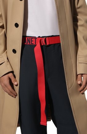 Мужской текстильный ремень DSQUARED2 красного цвета по цене 21800 руб., арт. BEM0437 20200508 | Фото 2 Мужской текстильный ремень DSQUARED2 красного цвета, арт. BEM0437 20200508 | Фото 2 (Материал: Текстиль; Случай: Повседневный)