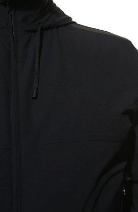 Мужской бомбер KITON черного цвета, арт. UW1156V0849A/60-68 | Фото 5 (Кросс-КТ: Куртка; Big sizes: Big Sizes; Рукава: Длинные; Принт: Без принта; Материал внешний: Синтетический материал; Материал подклада: Синтетический материал; Длина (верхняя одежда): Короткие; Стили: Кэжуэл)
