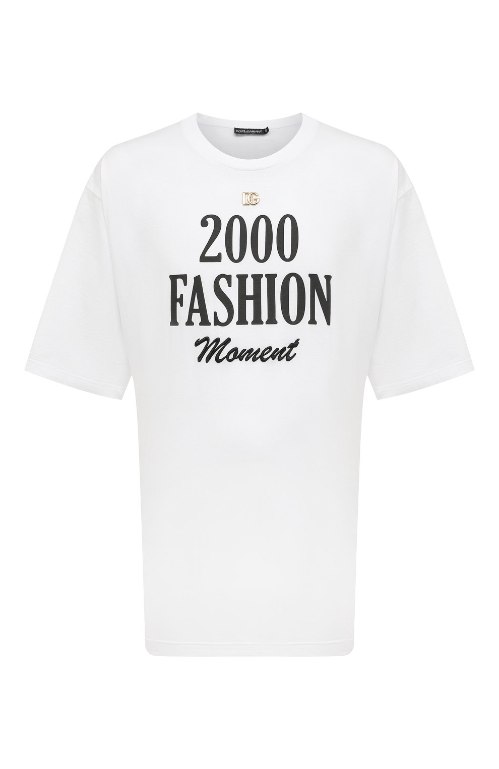 Хлопковая футболка Dolce & Gabbana Белый G8NC5Z/G7B9Z/MTM 5627938