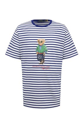 Мужская хлопковая футболка POLO RALPH LAUREN белого цвета по цене 12450 руб., арт. 711863010/PRL BS | Фото 1 Мужская хлопковая футболка POLO RALPH LAUREN белого цвета, арт. 711863010/PRL BS | Фото 1 (Длина (для топов): Удлиненные; Материал внешний: Хлопок; Рукава: Короткие; Принт: С принтом; Стили: Кэжуэл; Big sizes: Big Sizes)
