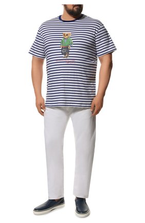 Мужская хлопковая футболка POLO RALPH LAUREN белого цвета по цене 12450 руб., арт. 711863010/PRL BS | Фото 2 Мужская хлопковая футболка POLO RALPH LAUREN белого цвета, арт. 711863010/PRL BS | Фото 2 (Длина (для топов): Удлиненные; Материал внешний: Хлопок; Рукава: Короткие; Принт: С принтом; Стили: Кэжуэл; Big sizes: Big Sizes)