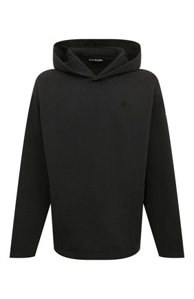 Мужской хлопковое худи ACNE STUDIOS черного цвета по цене 42550 руб., арт. CI0087/M | Фото 1 Мужской хлопковое худи ACNE STUDIOS черного цвета, арт. CI0087/M | Фото 1 (Материал внешний: Хлопок; Длина (для топов): Удлиненные; Рукава: Длинные; Принт: С принтом; Мужское Кросс-КТ: Худи-одежда; Стили: Спорт-шик, Гранж)