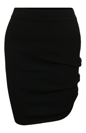 Женская юбка из вискозы IRO черного цвета, арт. WM31AVYLA | Фото 1 (Длина Ж (юбки, платья, шорты): Мини; Материал внешний: Вискоза; Стили: Гламурный; Женское Кросс-КТ: Юбка-одежда)