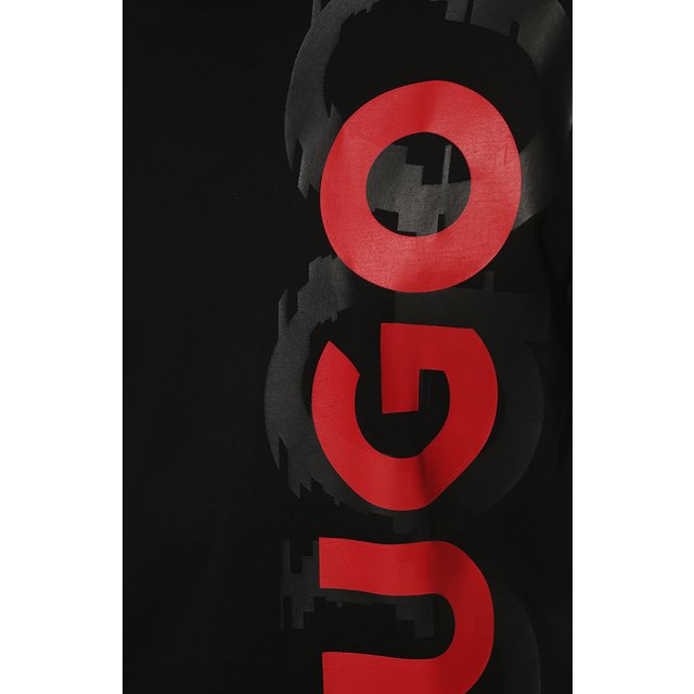 фото Хлопковая футболка hugo