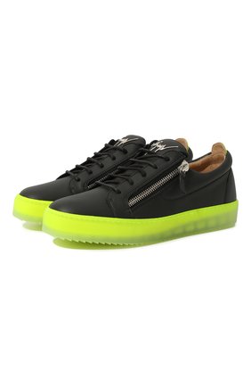 Мужские кожаные кеды frankie GIUSEPPE ZANOTTI DESIGN черного цвета по цене 72350 руб., арт. RM20030/003 | Фото 1 Мужские кожаные кеды frankie GIUSEPPE ZANOTTI DESIGN черного цвета, арт. RM20030/003 | Фото 1 (Материал внешний: Кожа; Материал внутренний: Натуральная кожа; Материал утеплителя: Без утеплителя; Стили: Гранж)