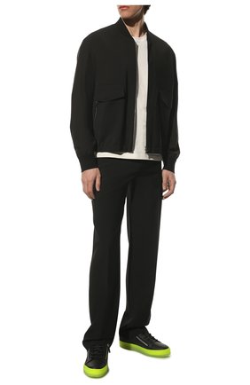 Мужские кожаные кеды frankie GIUSEPPE ZANOTTI DESIGN черного цвета по цене 72350 руб., арт. RM20030/003 | Фото 2 Мужские кожаные кеды frankie GIUSEPPE ZANOTTI DESIGN черного цвета, арт. RM20030/003 | Фото 2 (Материал внешний: Кожа; Материал внутренний: Натуральная кожа; Материал утеплителя: Без утеплителя; Стили: Гранж)