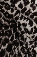 Женский шарф BOSS леопардового цвета, арт. 50469215 | Фото 5 (Материал: Текстиль, Хлопок)