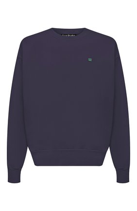 Мужской хлопковый свитшот ACNE STUDIOS фиолетового цвета по цене 32750 руб., арт. CI0081/M | Фото 1 Мужской хлопковый свитшот ACNE STUDIOS фиолетового цвета, арт. CI0081/M | Фото 1 (Длина (для топов): Стандартные; Рукава: Длинные; Материал внешний: Хлопок; Мужское Кросс-КТ: свитшот-одежда; Стили: Гранж; Принт: Без принта)