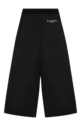 Детские хлопковые брюки BALMAIN черного цвета по цене 44850 руб., арт. 6Q6290 | Фото 2 Детские хлопковые брюки BALMAIN черного цвета, арт. 6Q6290 | Фото 2 (Материал внешний: Хлопок; Случай: Повседневный; Ростовка одежда: 10 - 11 лет | 140 - 146см, 12 лет | 152 см, 13 - 15 лет | 158 см, 16 лет | 164 см, 8 лет | 128 см)