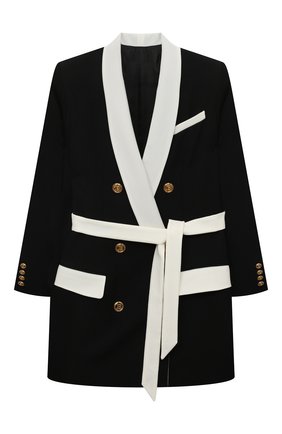 Детское шерстяное платье BALMAIN черного цвета по цене 134500 руб., арт. 6Q2110 | Фото 1 Детское шерстяное платье BALMAIN черного цвета, арт. 6Q2110 | Фото 1 (Материал внешний: Шерсть; Рукава: Длинные; Девочки Кросс-КТ: Платье-одежда; Случай: Вечерний; Ростовка одежда: 10 - 11 лет | 140 - 146см, 12 лет | 152 см, 13 - 15 лет | 158 см, 16 лет | 164 см)