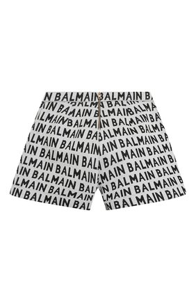 Детские хлопковые шорты BALMAIN серого цвета по цене 49550 руб., арт. 6Q6239 | Фото 2 Детские хлопковые шорты BALMAIN серого цвета, арт. 6Q6239 | Фото 2 (Материал внешний: Хлопок; Случай: Повседневный; Ростовка одежда: 10 - 11 лет | 140 - 146см, 12 лет | 152 см, 13 - 15 лет | 158 см, 16 лет | 164 см, 8 лет | 128 см)
