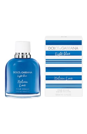 Мужской туалетная вода light blue italian love pour homme (100ml) DOLCE & GABBANA бесцветного цвета, арт. 30701863DG | Фото 2