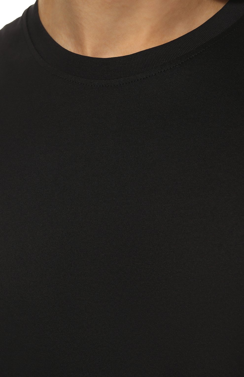 Мужская хлопковая футболка LIMITATO темно-синего цвета, арт. C0NNERY/T-SHIRT | Фото 5 (Рукава: Короткие; Длина (для топов): Стандартные; Материал внешний: Хлопок; Стили: Кэжуэл)